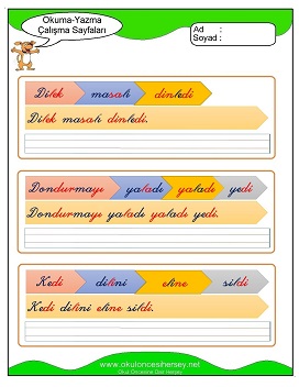 d sesi Grubu Çalışma Sayfaları